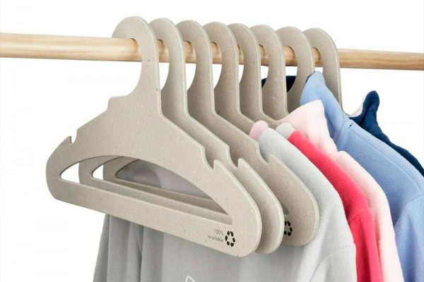 Perchas ecológicas Ecoperchas de cartón kraft de tejido no tejido Laystil