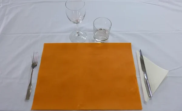 mantel inidvidual naranja